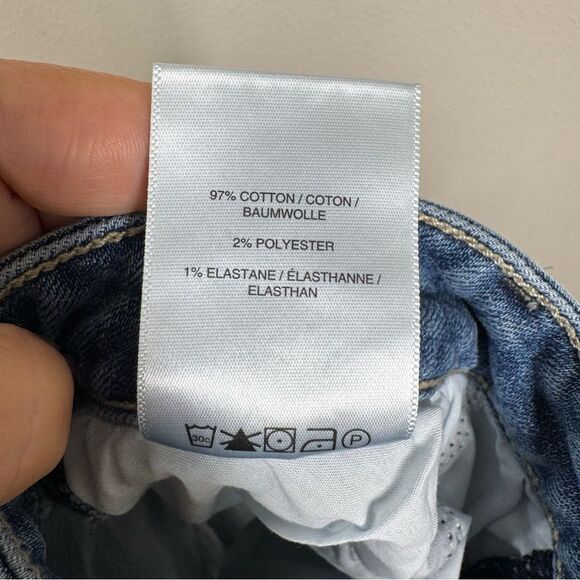 Silver Jeans Sure Thing Carpenter Shorts Medium Wash Denim Women’s Size 32 - Picture 7 of 7